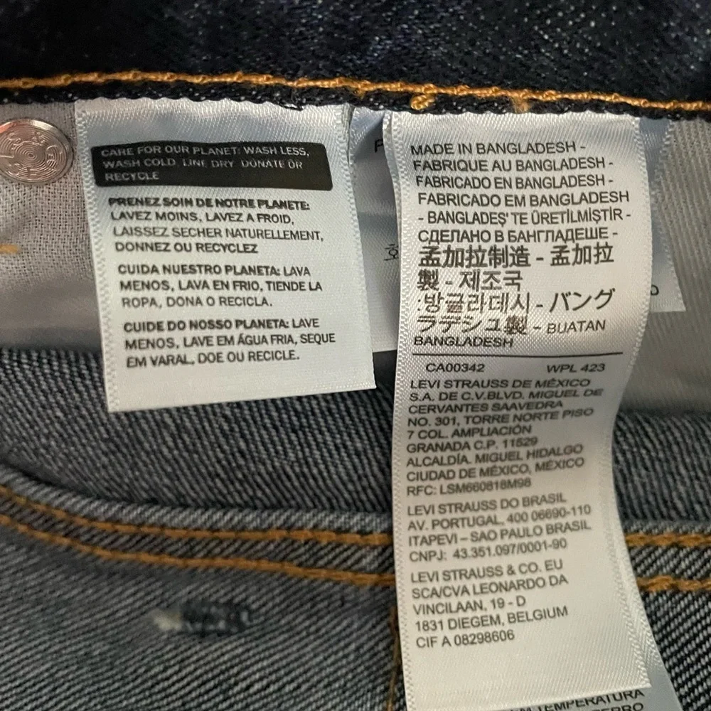 Levi's Dark Blue Straight Men's Jeans